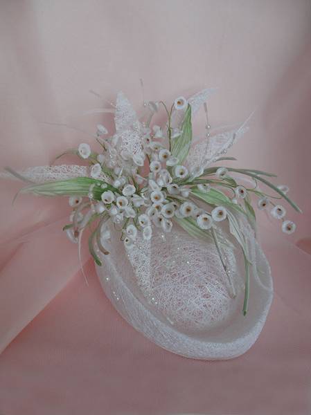 Свадебная шляпка (МК от kupavka).Альтернатива фате